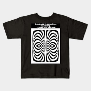 Black eye stripe quote Kids T-Shirt